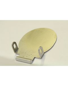 Auslaufklappe Gußkonus Ø100    VA